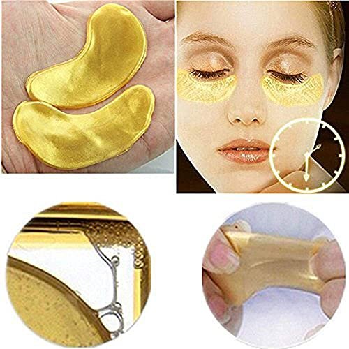 AICHUN BEAUTY Crystal 24K Gold Powder Gel Collagen Eye Mask Patch, Anti Ageing, Remove Bags, Puffiness, Skincare, Anti Wrinkle, Moisturising - Image 6