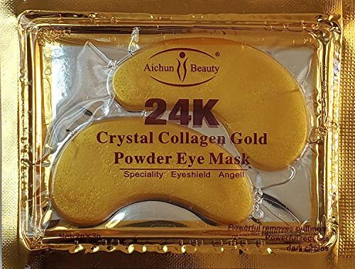 AICHUN BEAUTY Crystal 24K Gold Powder Gel Collagen Eye Mask Patch, Anti Ageing, Remove Bags, Puffiness, Skincare, Anti Wrinkle, Moisturising - Image 5