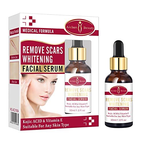 AICHUN BEAUTY Scar Removal Facial Serum Pimples Stretch Marks Face Moisturizing Body Remove Scars Kojic Acid Vitamin E