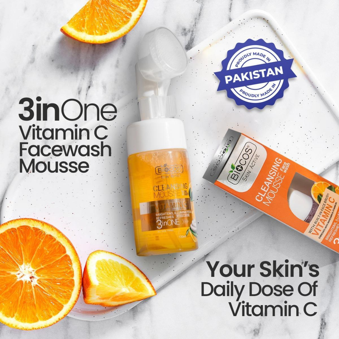 Biocos vitamin c Face Wash Mousse (2)