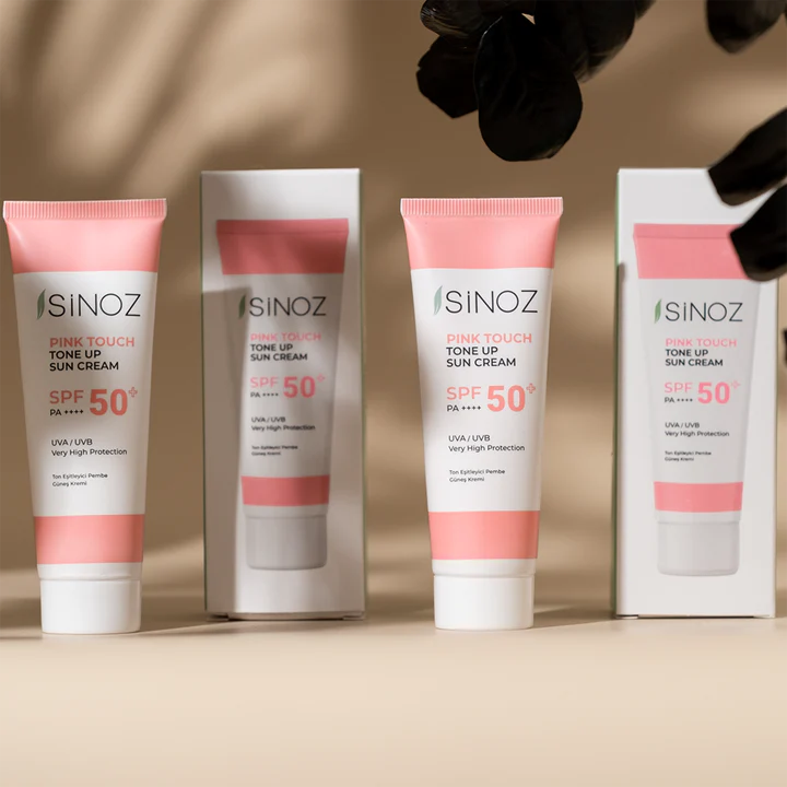 Sinoz Pink Touch Tone Up Sun Cream SPF 50+ 50 ml — изображение 2