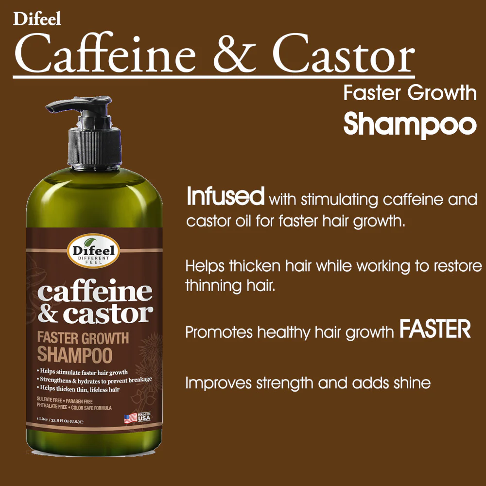 Difeel Şampun - Caffeine and Castrol 355 ml — изображение 3