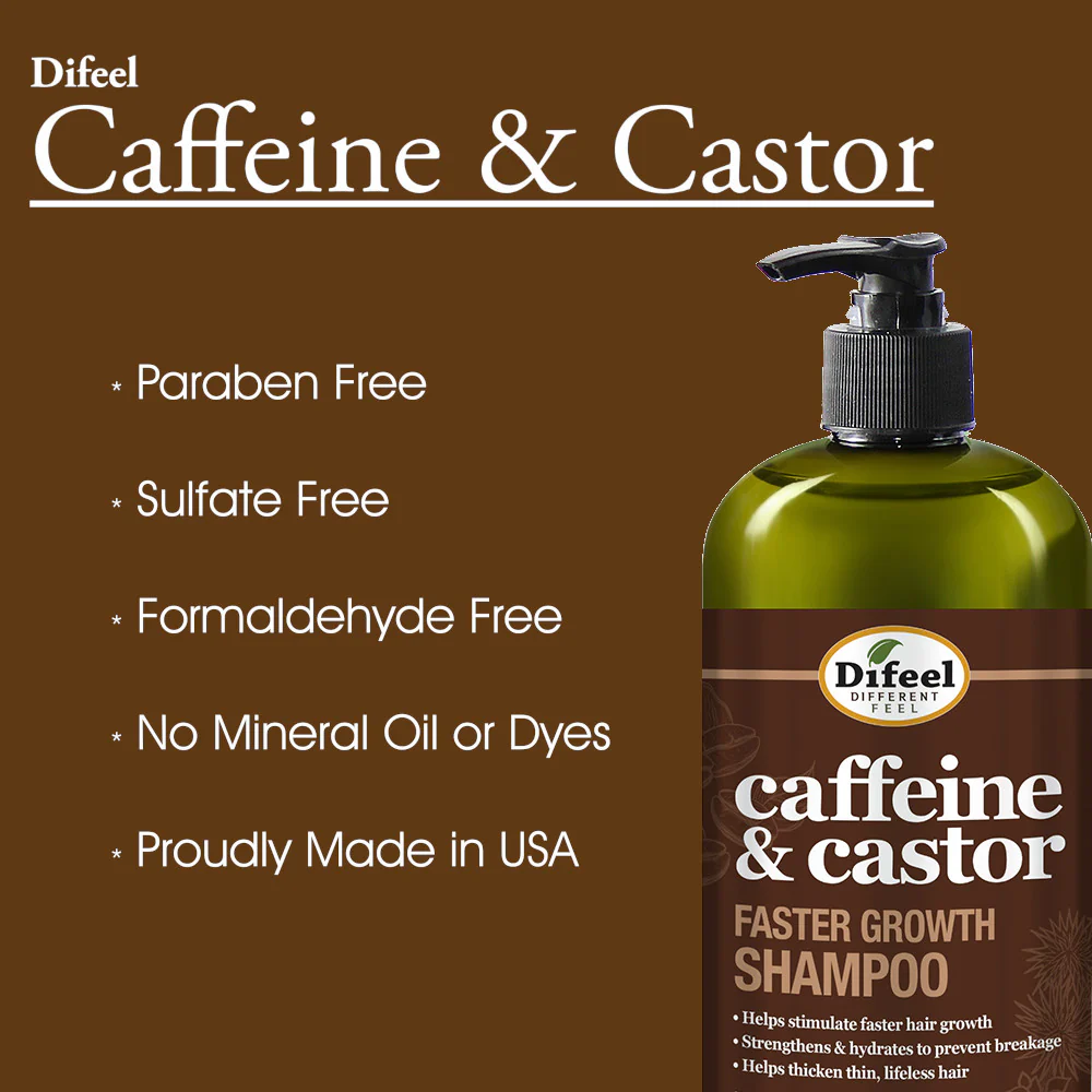 Difeel Şampun - Caffeine and Castrol 355 ml — изображение 4