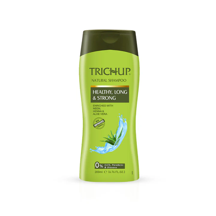 Sağlam uzun və güclü saçlar üçün şampun Trichup Healthy Long & Strong Natural Shampoo