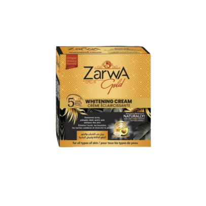 Zarwa Gold Whitening Cream – ləkə açıcı və parladıcı üz kremi qablaşdırması