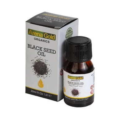 Qara zire yagi Arena Gold Organics Black Seed Oil 30 ml sac ve deri ucun