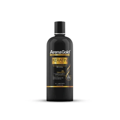 Sampun Arena Gold Keratin 500 ml zedelenmis saclar ucun borpaedici